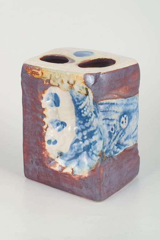 Carl-Harry Stålhane for Designhuset.Brutalist Vase, 1970s