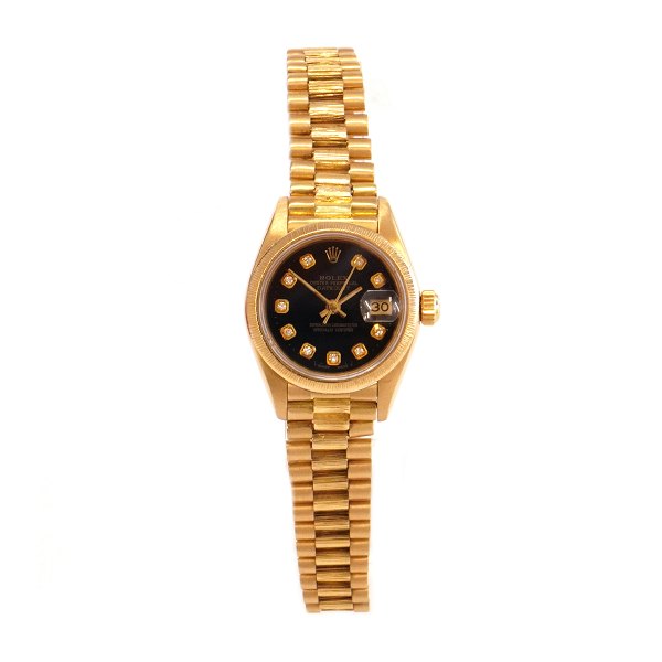 Rolex Oyster Perpetual Datejust ref. nr 69178 aus 18kt Gold. D: 26mm. Wird mit Box und Zertifikat geliefert