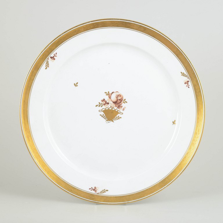 Royal CopenhagenGolden Basket, Large Serving Platter.