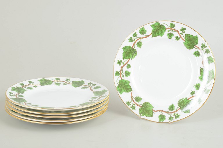 Staffordshire, England, Ivy series, set of six plates.