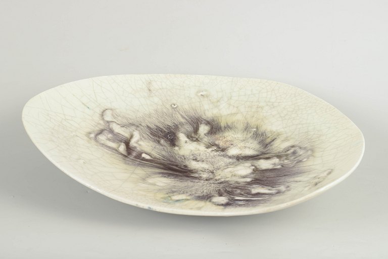 Hans Hedberg for Biot, large dish.