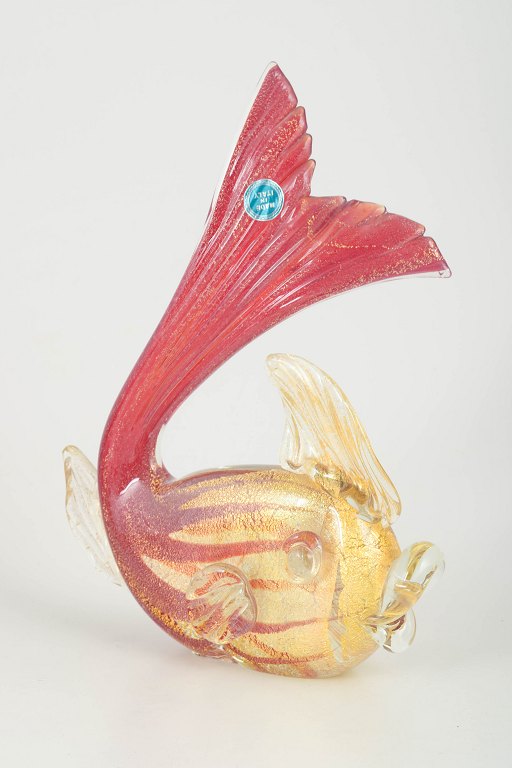 Murano, large art glass fish.