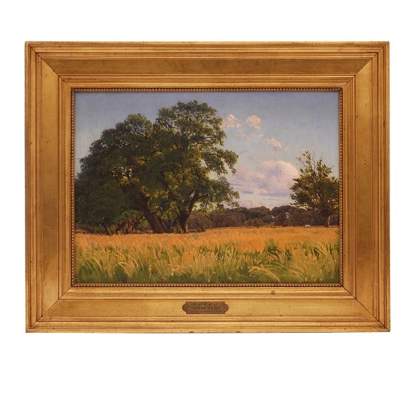 Vilhelm Kyhn, 1819-1903, oil on canvas. Signed and dated. Visible size: 31x43cm. With frame: 47x59cm