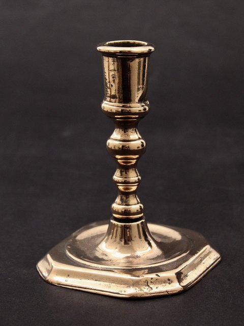 Baroque brass candlestick