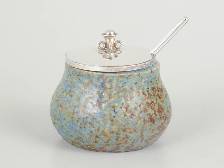 Bode Willumsen, jam jar with lid and spoon.