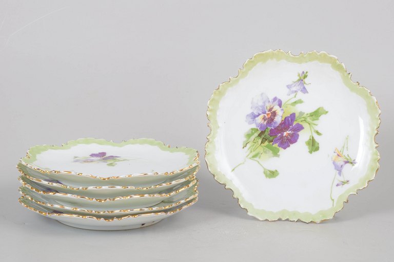 Rosenthal Monbijou set of six fruit plates.