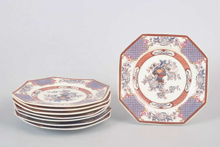 Rörstrand "Hoangho", set of eight plates.