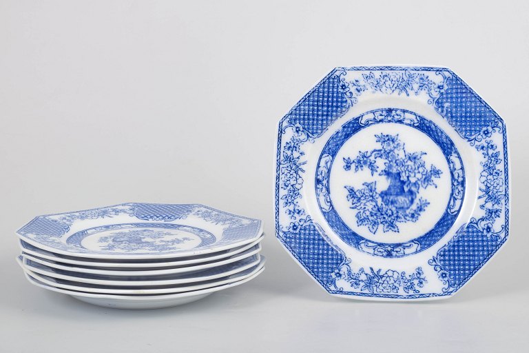 Rörstrand "Hoangho", set of seven lunch plates.