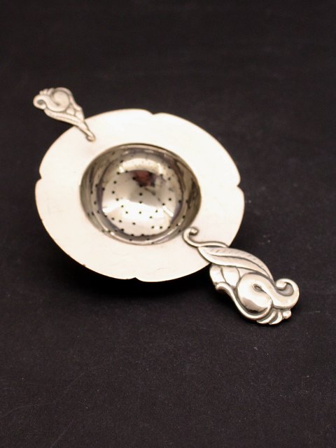 Silver tea strainer