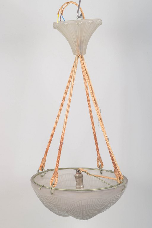 René Lalique "Coquilles" ceiling lamp.
