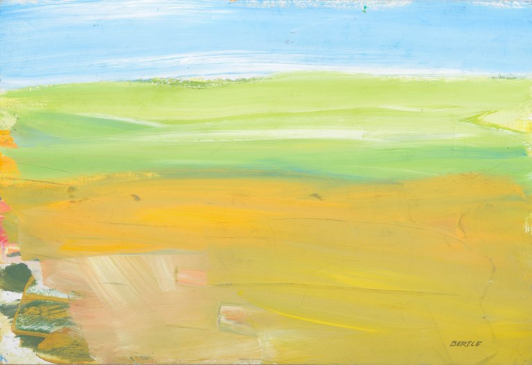 Lars Bertle, abstract composition, Swedish modernist.