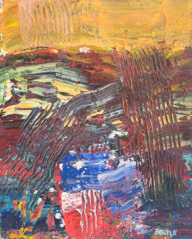 Lars Bertle, abstract composition, Swedish modernist.