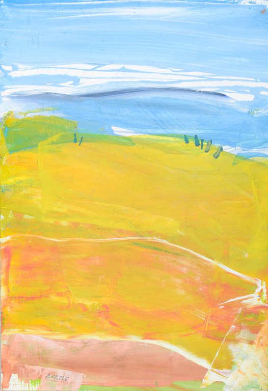 Lars Bertle, abstract composition, Swedish modernist.
