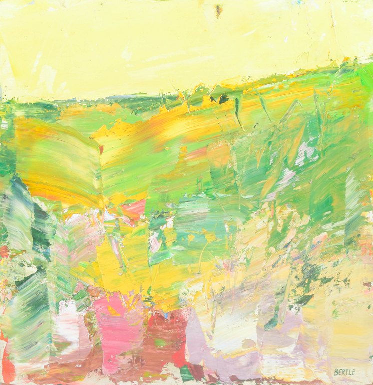 Lars Bertle, abstract composition, Swedish modernist.