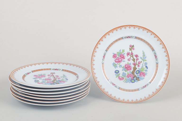 Rörstrand Lotus, set of eight salad plates.